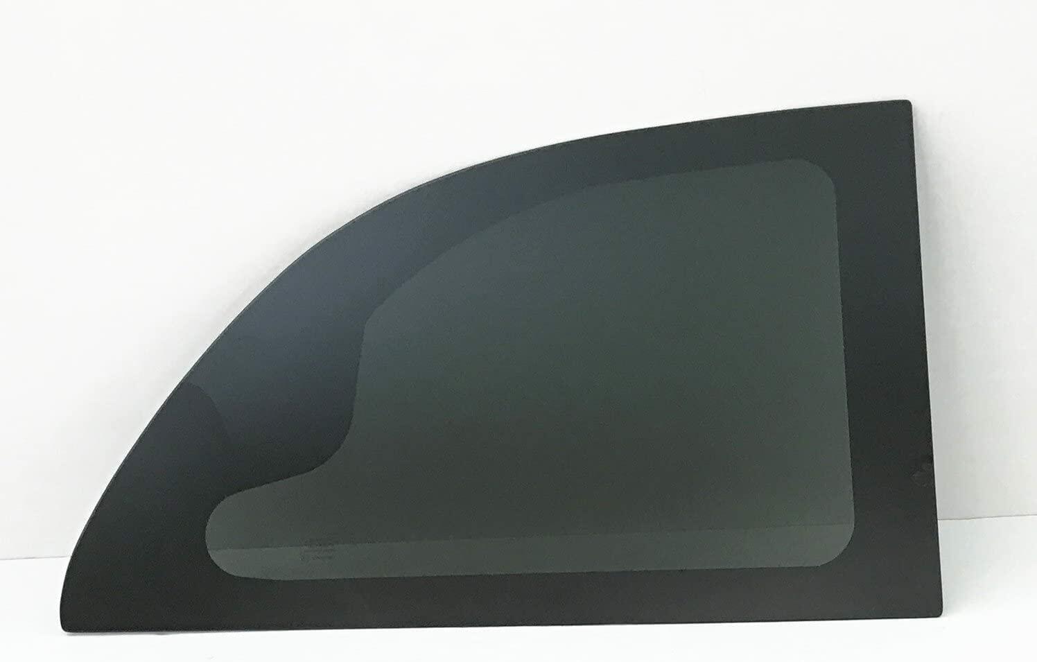 Manual Style Passenger Right Side Quarter Window Glass Compatible with Chrysler Voyager 2001-2004 Town & Country SWB (Short Wheel Base) 2004-2007 Models