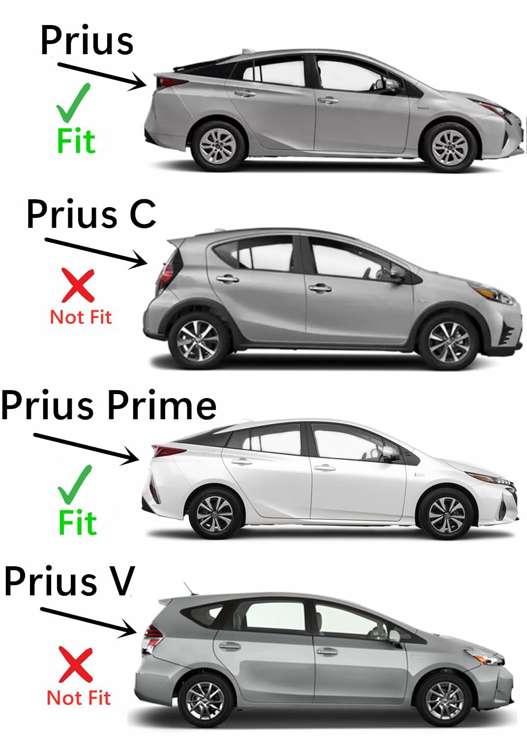 Laminated Passenger Right Side Front Door Window Door Glass Compatible with Toyota Prius / Prius Prime 2016-2022 Models