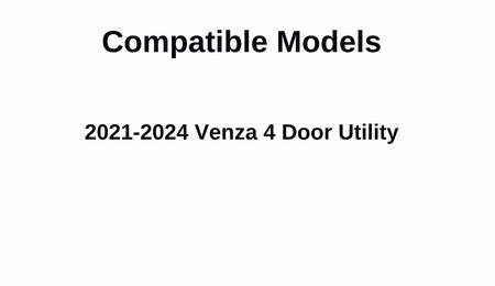 Passenger Right Side Front Door Window Door Glass Compatible with Toyota Venza 2021-2024 Models