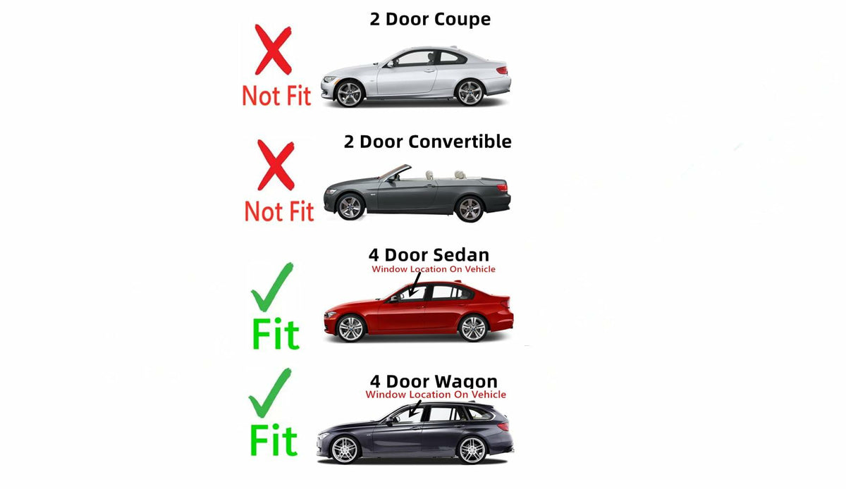 Driver Left Side Front Door Window Glass Compatible with BMW ActiveHybrid 3 & 320i & 330i & 330e & 335i & 340i 2012-2020 / M3 2015-2018 / 328d & 328i 2012-2018 4 Door Sedan & Wagon Models