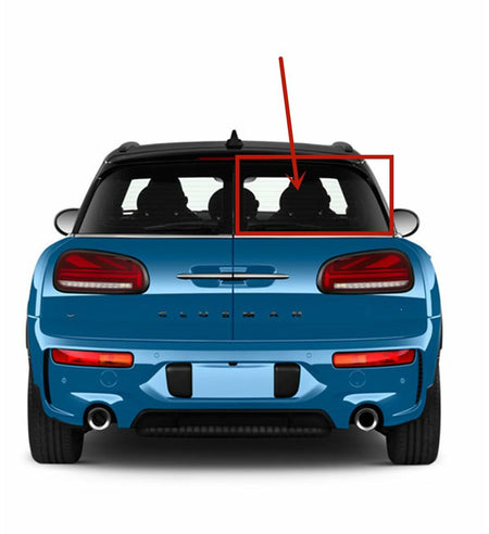 Heated Back Window Back Glass Passenger Right Side Compatible with Mini Cooper Clubman Cab 2016-2024 Models