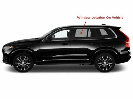 Driver Left Side Rear Door Window Door Glass Compatible with Volvo XC90 2016-2026 Models