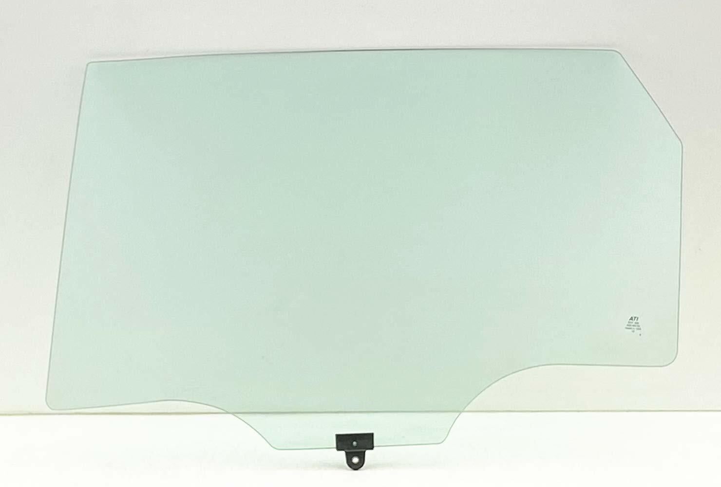 Driver Left Side Rear Door Window Door Glass Compatible with Hyundai Elantra 2009-2011 / Elantra Touring 2012 4 Door Wagon Models