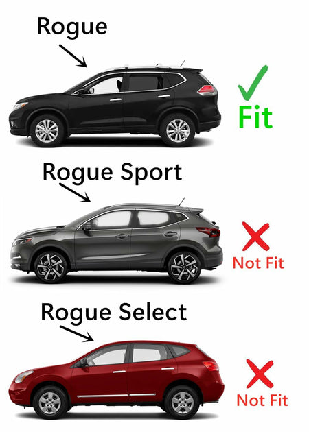 Tempered Driver Left Side Front Door Window Door Glass Compatible with Nissan Rogue 2014-2020 Models (Not For Rogue Sport or Rogue Select)