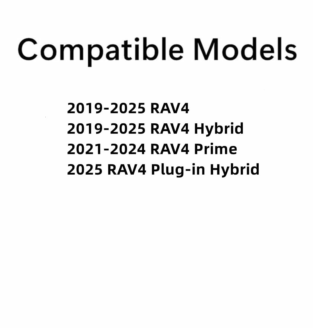 Passenger Right Side Quarter Window Glass Compatible with Toyota RAV4 / RAV4 Prime / RAV4 Plug-in Hybrid 2019-2025 Models