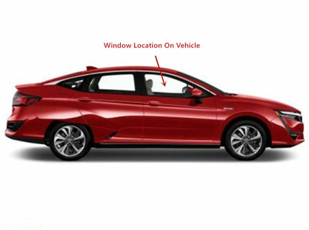 Passenger Right Side Front Door Window Door Glass Laminated Compatible with Honda Clarity 2018-2021 Models