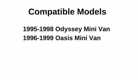 Passenger Right Side Front Door Window Door Glass Compatible with Honda Odyssey/Isuzu Oasis 1995-1999 Models