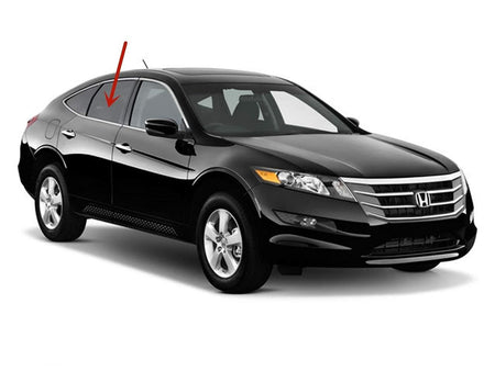 Passenger Right Side Rear Door Window Door Glass Compatible with Honda Crosstour 2010-2016 Models