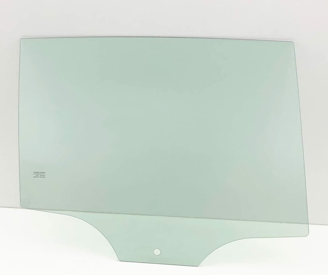 Passenger Right Side Rear Door Window Door Glass Compatible with Volkswagen Golf/Golf GTI/e-Golf 4 Door Hatchback 2015-2021 Models