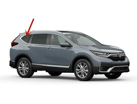 Passenger Right Side Quarter Window Quarter Glass Compatible with Honda CR-V 2017-2022 Models