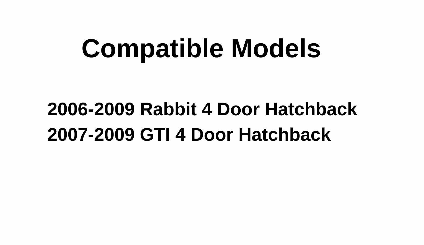 Passenger Right Side Front Door Window Door Glass Compatible with Volkswagen Rabbit 2006-2009 / GTI 2007-2009 4 Door Hatchback Models