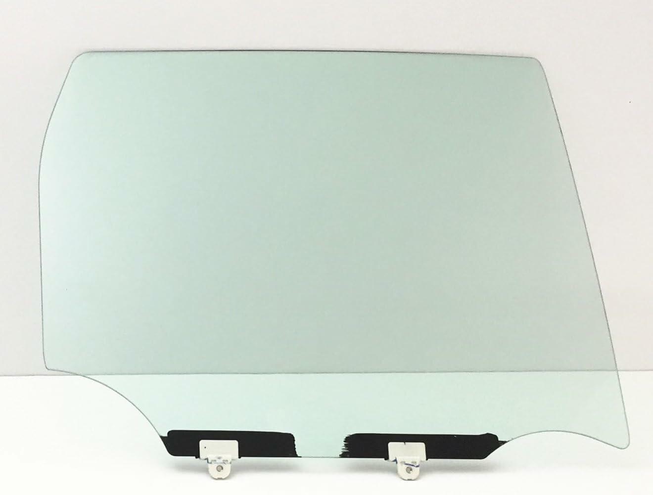 Passenger Right Rear Door Window Door Glass Compatible with Nissan Versa Note 4 Door Hatchback 2014-2019 Models