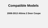 Tempered Passenger Right Side Door Window Door Glass Compatible with Nissan Altima 2-Door Coupe 2008-2013 Model