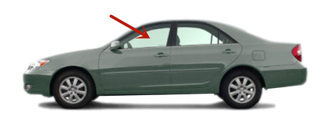Driver Left Side Front Door Window Door Glass U.S.A Built Style Compatible with Toyota Camry 2002-2006 Models