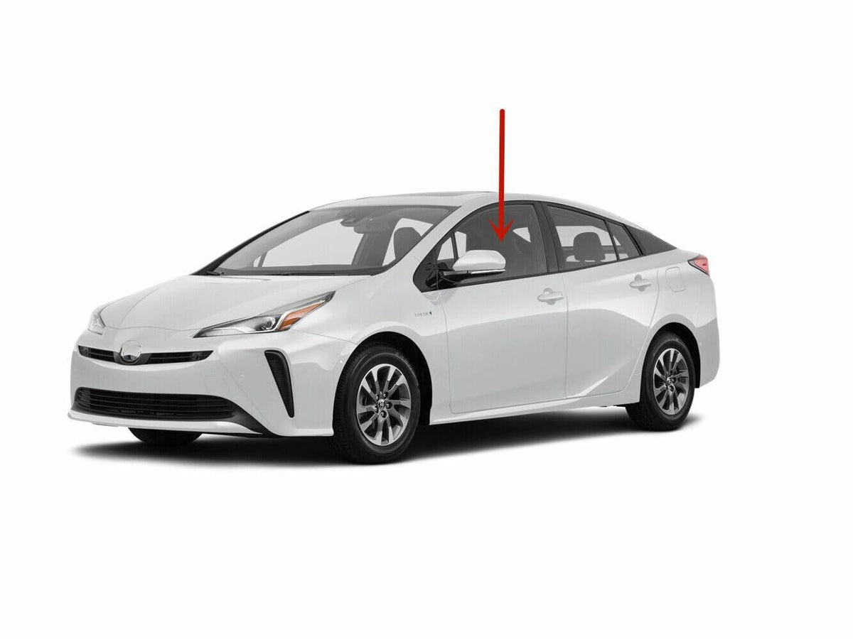 Tempered Driver Left Side Front Door Glass Tempered Glass Compatible with Toyota Prius 4 Door Hatchback 2016-2022 Models