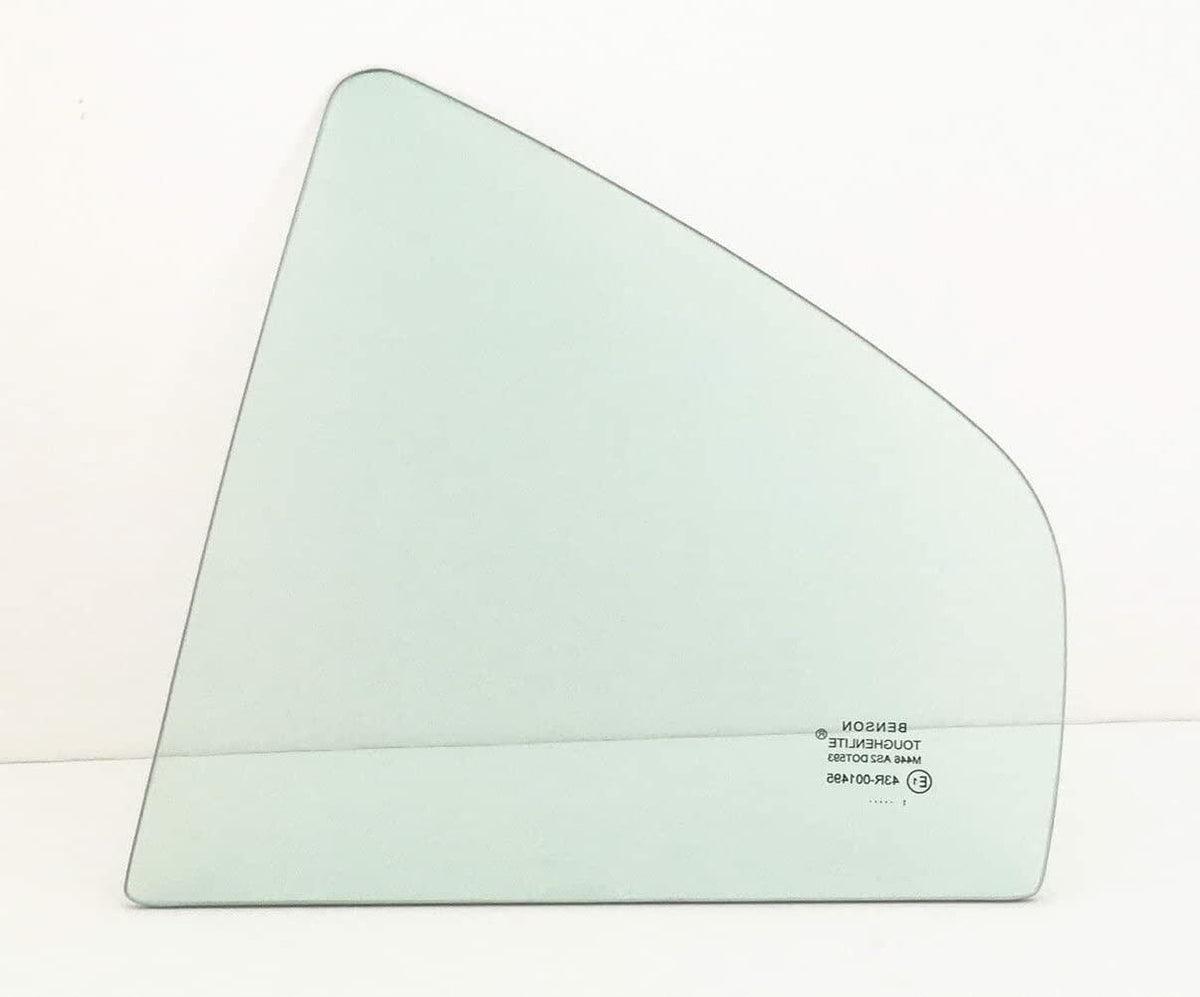Driver Left Side Rear Vent Window Vent Glass Compatible with Mitsubishi Galant 4 Door Sedan 1999-2003 Models