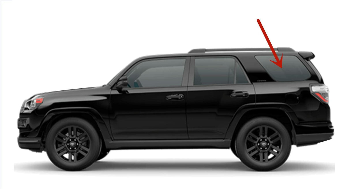 Privacy Driver Left Side Quarter Window Quarter Glass Compatible with Toyota 4Runner 2014-2024 Models