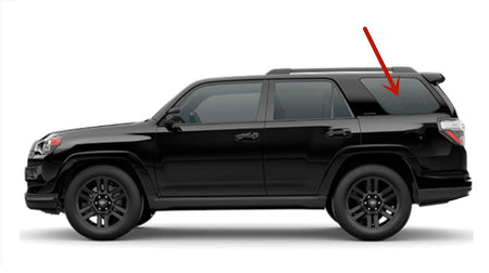 Privacy Driver Left Side Quarter Window Quarter Glass Compatible with Toyota 4Runner 2014-2024 Models