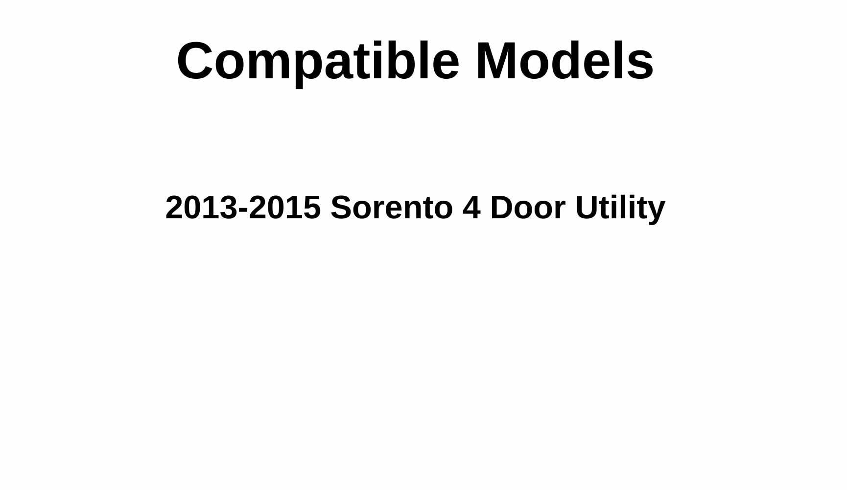 Passenger Right Side Front Door Window Door Glass Compatible with Kia Sorento 2013-2015 Models