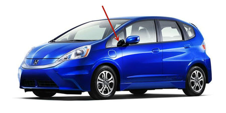 Driver Left Side Front Vent Window Vent Glass Compatible with Honda Fit / Fit EV 4 Door Hatchback 2009-2014 Models