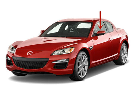 Driver Left Side Door Window Glass Compatible with Mazda RX8 2009-2011 Models