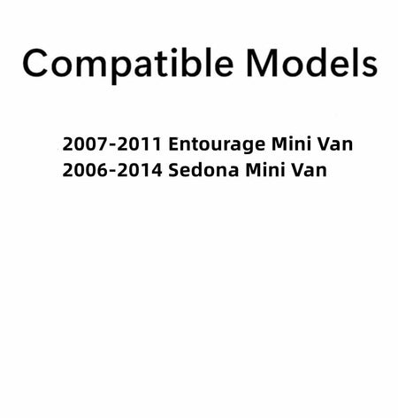 Passenger Right Side Rear Sliding Cargo Door Window Door Glass Compatible with Kia Sedona 2006-2014 Models/Hyundai Entourage 2007-2011 Models