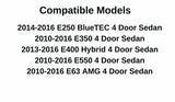 Tempered Passenger Right Side Rear Door Window Door Glass Compatible with Mercedes Benz E250 E350 E400 E550 E63AMG 4 Door Sedan 2010-2016 Models