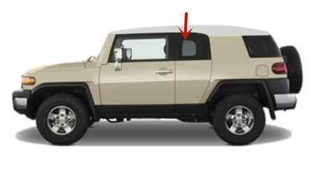 Driver Left Side Rear Access Door Window Door Glass Compatible with Toyota FJ Cruiser 2007-2014 Models
