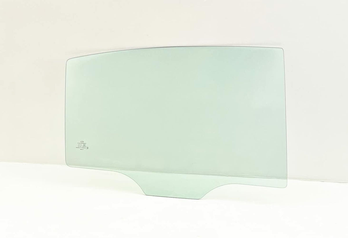 Tempered Passenger Right Side Rear Door Window Door Glass Compatible with Hyundai Genesis 4 Door Sedan 2009-2014 Models