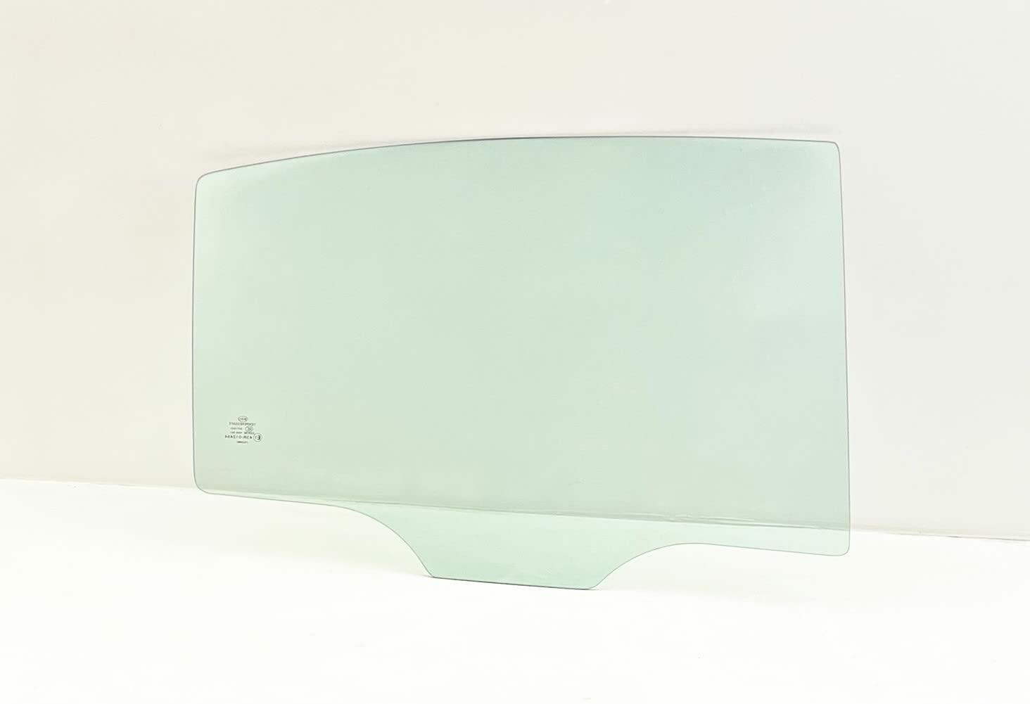 Tempered Passenger Right Side Rear Door Window Door Glass Compatible with Hyundai Genesis 4 Door Sedan 2009-2014 Models