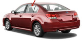 Driver Left Side Rear Door Window Door Glass Compatible with Subaru Legacy 4 Door Sedan 2010-2014 Models
