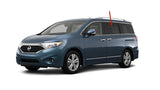 Driver Left Side Rear Sliding Cargo Door Window Door Glass Compatible with Nissan Quest 2011-2014 Models / Quest 2015-2017 Models
