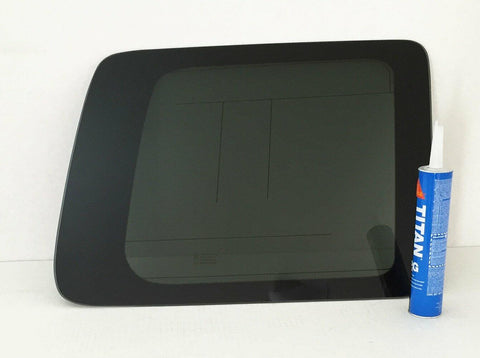 Passenger Right Side Rear Quarter Window Quarter Glass with Antenna Style Compatible with Honda Pilot 2009-2015 Models