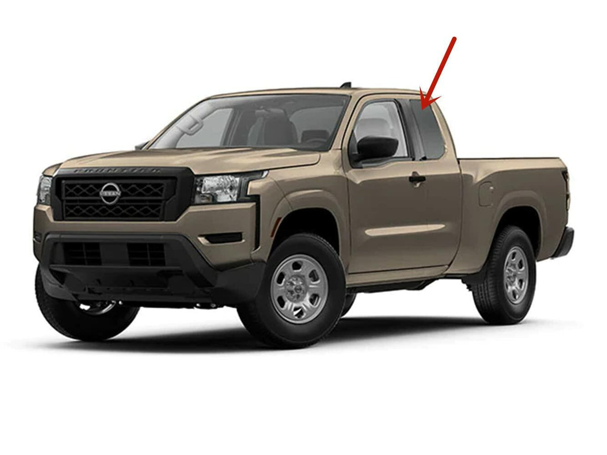 Tempered Factory Privacy Tinted Driver Left Side Rear Door Window Door Glass Compatible with Nissan Frontier 4 Door Extended Cab Pickup 2022-2026 Model