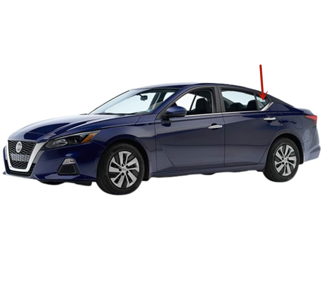 Driver Left Side Rear Vent Window Vent Glass Compatible with Nissan Altima 2019-2025 Models