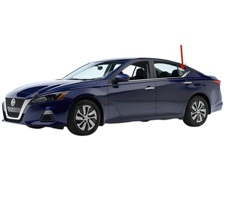 Driver Left Side Rear Vent Window Vent Glass Compatible with Nissan Altima 2019-2025 Models