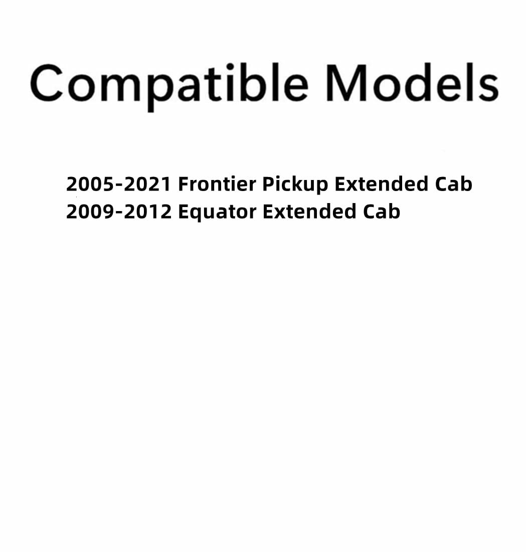Driver Left Side Rear Quarter Window Quarter Glass Compatible with Suzuki Equator Extended Cab 2009-2012 Models/Nissan Frontier Pickup Extended Cab 2005-2021