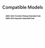 Driver Left Side Rear Quarter Window Quarter Glass Compatible with Suzuki Equator Extended Cab 2009-2012 Models/Nissan Frontier Pickup Extended Cab 2005-2021