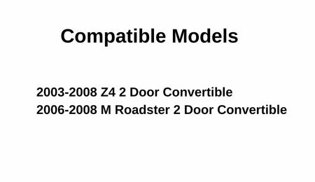 Driver Left Side Window Door Glass Compatible with BMW Z4/BMW M Roadster 2 Door Convertible 2003-2008 Models