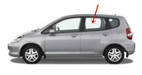 Driver Left Side Rear Door Window Door Glass Compatible with Honda Fit 4 Door Hatchback 2006-2008 Models