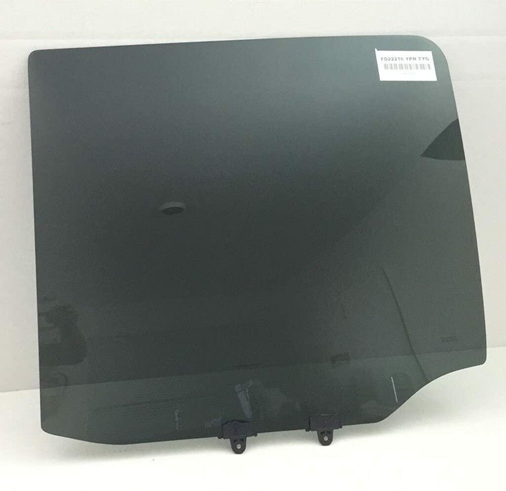Driver Left Side Rear Door Window Door Glass Compatible with Nissan Titan 4 Door Crew Cab 2004-2015 Models