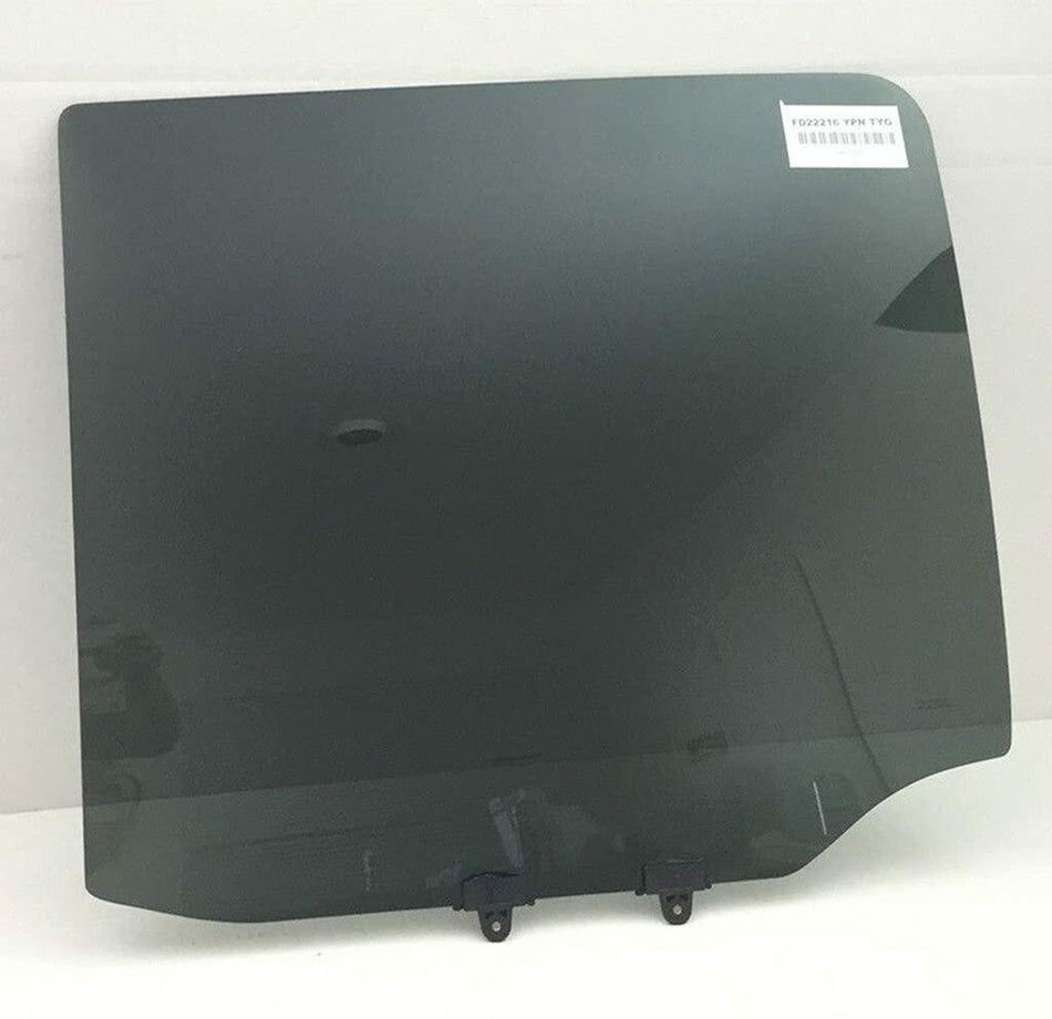 Driver Left Side Rear Door Window Door Glass Compatible with Nissan Titan 4 Door Crew Cab 2004-2015 Models