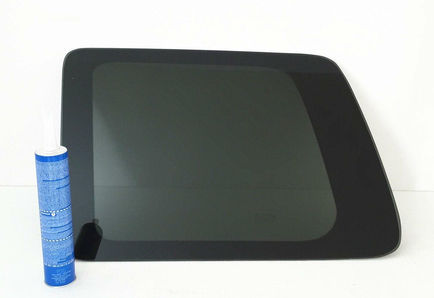 Driver Left Side Quarter Window Quarter Glass Compatible with Honda Pilot 2009-2015 Models