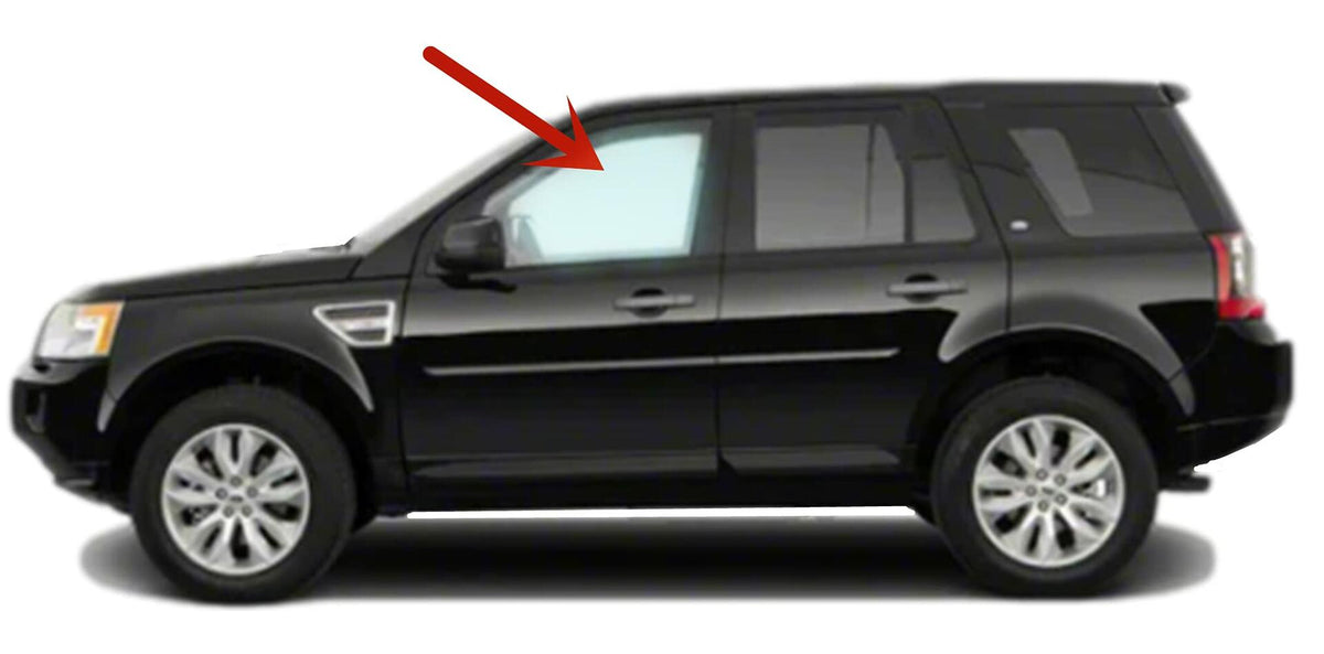 Driver Left Side Front Door Window Door Glass Compatible with Land Rover LR2 2008-2015 Models