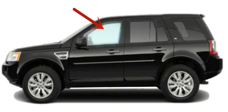 Driver Left Side Front Door Window Door Glass Compatible with Land Rover LR2 2008-2015 Models