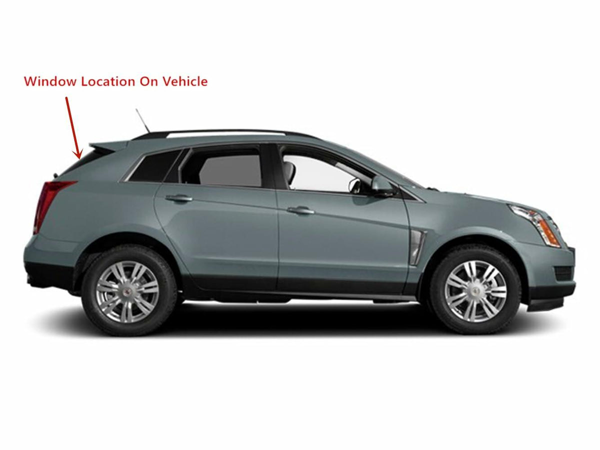Heated Rear Back Tailgate Liftgate Window Back Glass Compatible with Cadillac SRX 2010-2016 Models