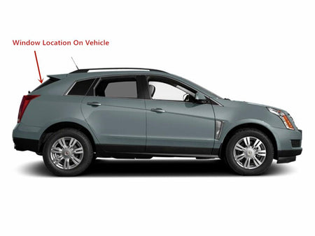 Heated Rear Back Tailgate Liftgate Window Back Glass Compatible with Cadillac SRX 2010-2016 Models