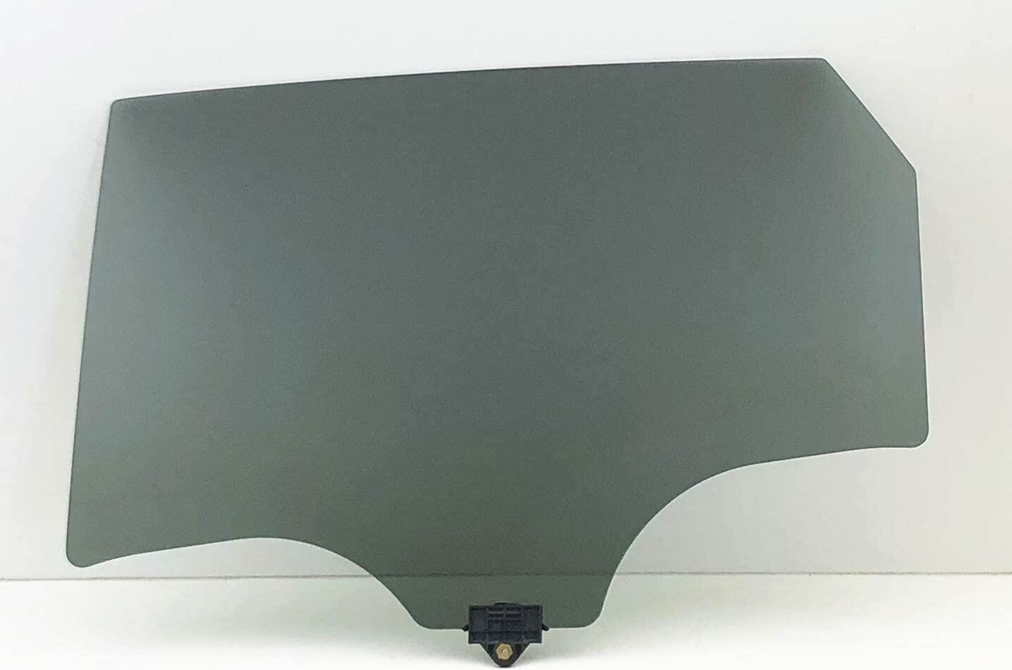 Driver Left Side Rear Door Window Door Glass Compatible with Kia Niro Hybrid 2017-2022 Models