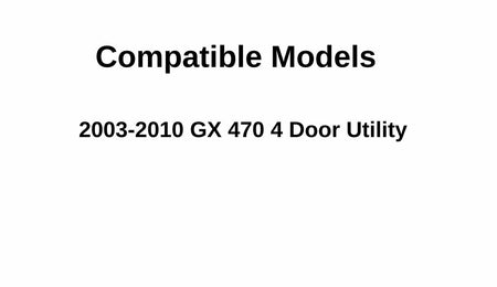 Passenger Right Side Front Door Window Door Glass Compatible with Lexus GX470 2003-2010 Models