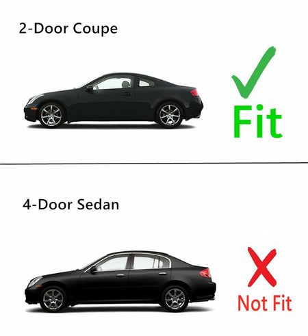 Driver Left Side Door Window Door Glass Compatible with Infiniti G35 2 Door Coupe 2003-2007 Models